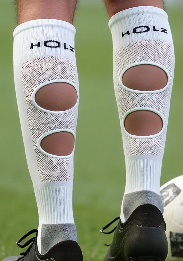 Holz Kids Football Grip Socks with Cutouts.